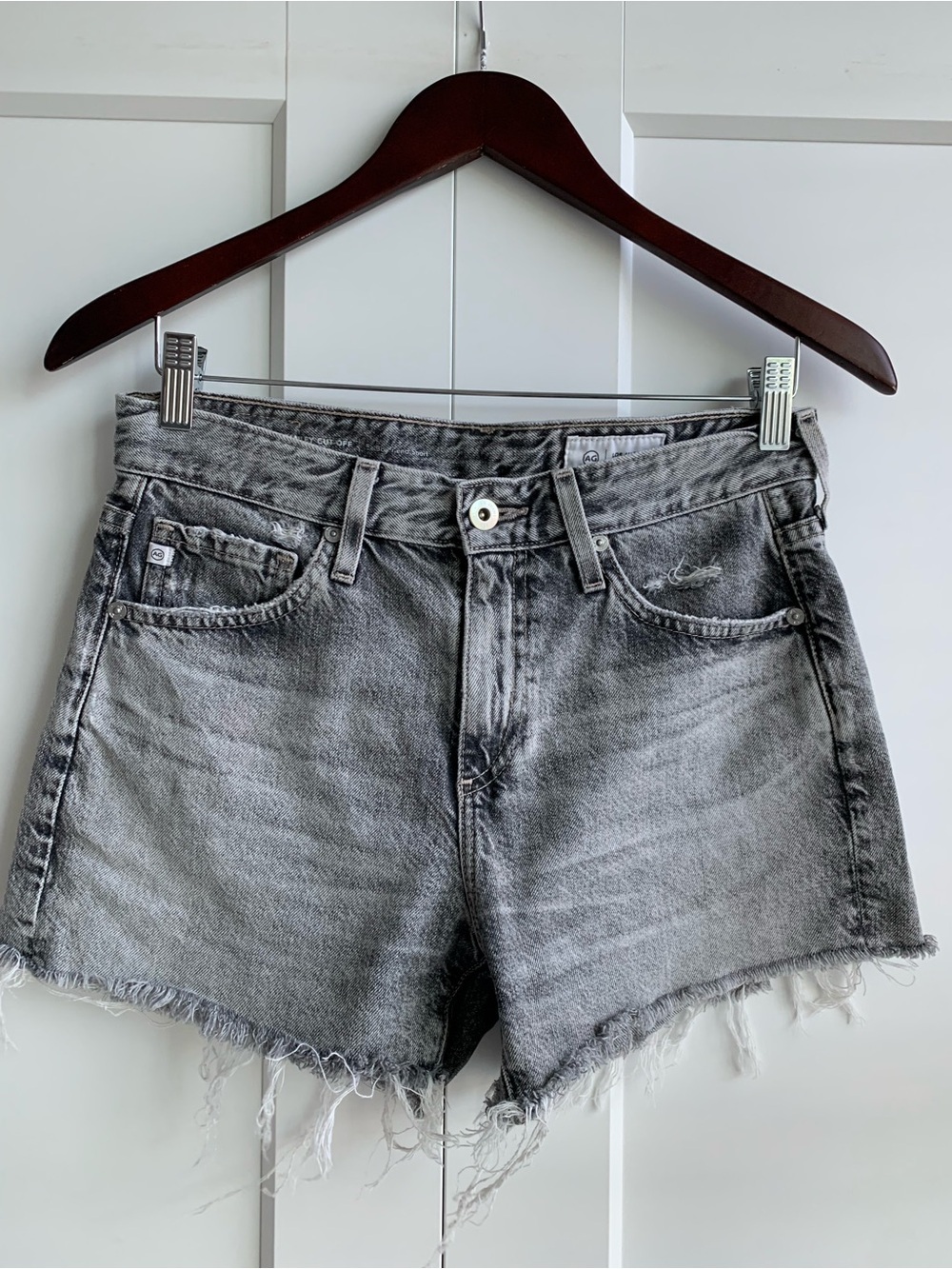 AG Hailey cut off Denim Short Women's Size 25 Fray hem